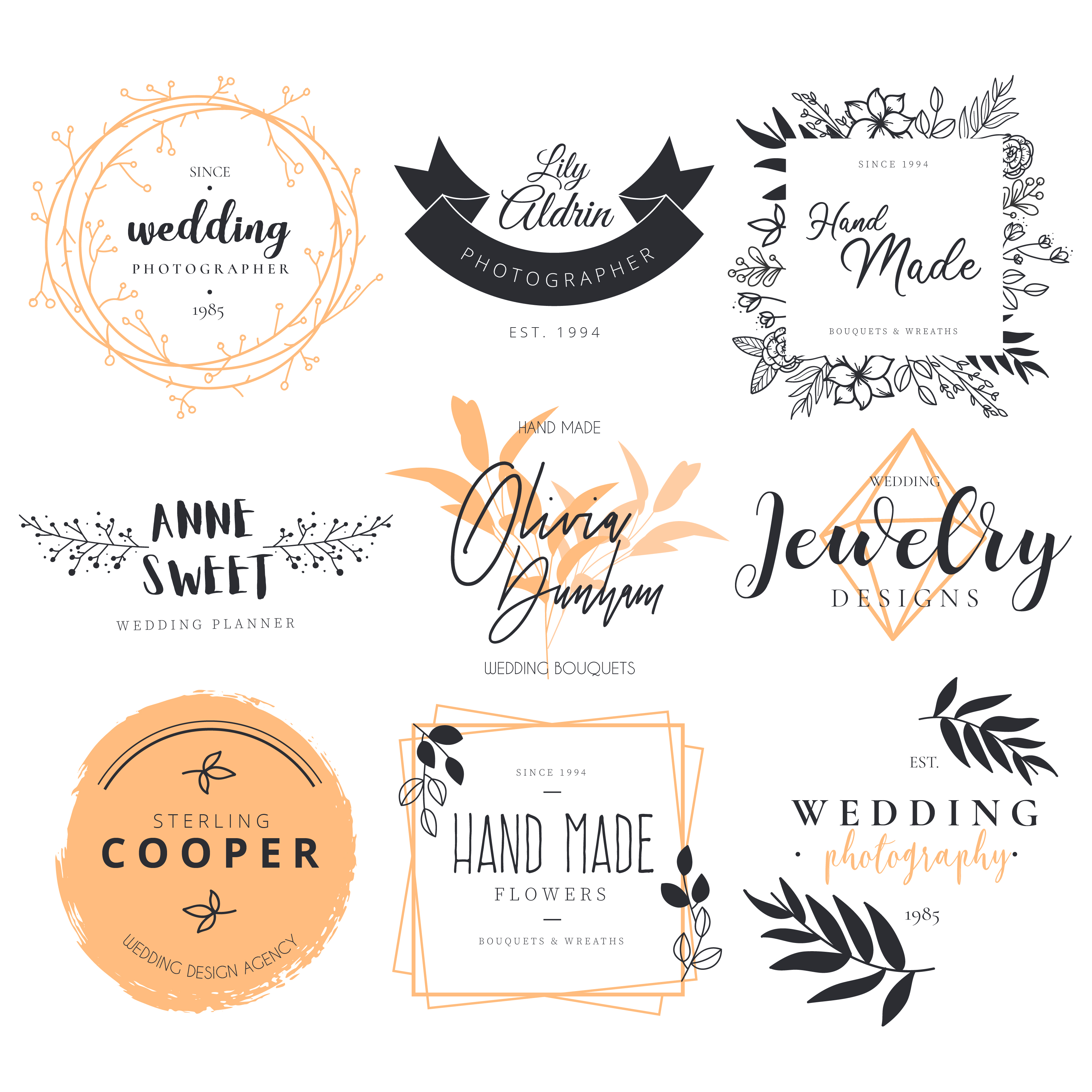 logo,wedding,fotografos